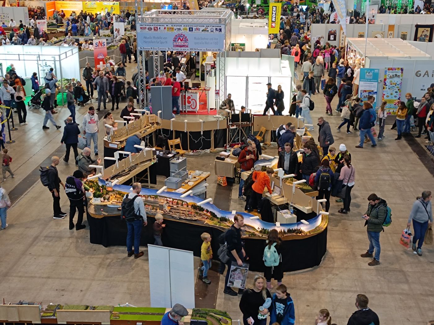 Schauanlage von LEMISO - WERKE auf der Modellbaumesse Stuttgart 2023